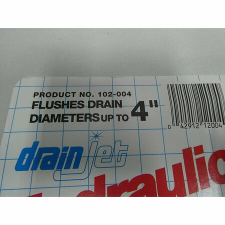 Peterson DRAINJET DRAIN FLUSHER OTHER HYDRAULIC TOOL 102-004